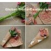 Printed Kraft Paper Flower Packing Sheets / Gift Wrapping Sheets Eco-friendly