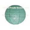 Eyelet Lace Look  Round Paper Lanterns with lights For Party Decoration , Wedding