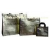 Hot Stamping Non Woven Carry Bag Golden Fabric