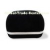 Black classy square velvet jewelry customized gift boxes for necklace / earring