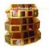 Round Large Volume Custom Made Cardboard Pop Floor Display Stand For Supermarket Promotion