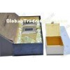 Book Shape Cardboard Tea Box With Gold Foil Logo For Gift Packing