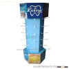 Custom corrugated paper Cardboard Peg Hook Displays for Mobile Phone Accessories
