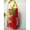 Red Cola Oxford Fabric Carrier Bags, Eco Friendly Shoppng Bag With Nylon Handle