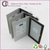 Rigid tempered glass custom cardboard packaging box manufacturers with hang hole    packed by standa