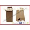 E / F Flute Custom Folded Corrugated Paper Box , White / Brown Cartons Packing Boxes in Shop