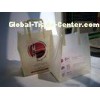 OEM, ODM Plain or 1 - 8 Color Printed Cotton Rope Handle Reusable Grocery Shopping Bags