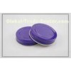 purple aluminium bottle cap with PE foam liner , D52H12.5mm