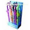 Custom Single-Sided Umbrella POP Cardboard Displays , Gold / Silver Hot Stamping