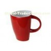 Red heart shape stoneware unique Ceramic mug for Valentine's Day gift