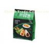 Eco-friendly Plastic Frozen Food Packaging Flat Bottom Stand Up Zipper