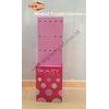 C7 Cube Cosmetic Hook Corrugated Promotion Display Stand