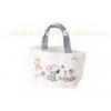 Cartoon pattern durable Cloth shopping hand bag heat pringting for snacks