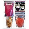 Gusset Stand Up Zipper Snack / Cookies Snack Bag Packaging