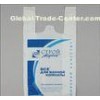 HDPE PO milk white plastic shopping bag with side gussets