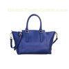 Young Ladies Purple Pebbled Tote Leather Bags Branded For Holiday Party