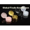 Black , White flip Cosmetic Plastic Tube cosmetic caps with 20mm diameter