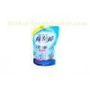 OPP Film Coted Laundry Detergent Bag , Heat Sealing Stand Up Pouch With Spout