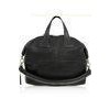 Durable Black Tote Leather Bags For Female , Cowhide Leather Handbags