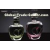 35ml / 65ml Spray Packaging Empty Glass Perfume Bottles Heart Shape