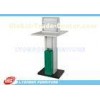 Public Place Service Advertisement Display Stands With White Green MDF