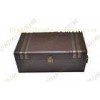 Fancy Red Wine Packaging Boxes, Personalized Pu Leather Two Bottle Wine Box