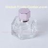 50ML Color Coating Silkscreen Printing Aluminum Perfume Hexagon Bottle with Aluminum Cap