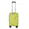 24" green soft traveling roller luggage bags wheeled duffel suitcase for women