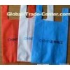 HDPE milk white t shirt shopping bag with SGS and ISO9001 certificates