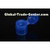Customized Blue PE / PET bottles flip cosmetic Cap in 20/415 Neck Size