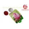 Three Layers Lamination Self Standing Liquid Pouch Packaging Fruit Juice / Beverage