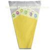 Trapezoid Shape Plastic Flower Sleeves With Customized Printing , Floral Wrapping Sheets