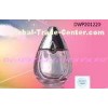 Water Drop 100ml Empty Glass Perfume Bottles With Color Coated