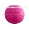 Round Pink Blue Eyelet Paper Lantern , multi colored paper lanterns for bedrooms