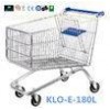 Small 80L UK Supermarket Shopping Cart / Ladies Shopping Trolleys
