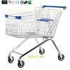 150L Grocery Store Shopping Carts With Baby Seat / Supermarket Shopping Trolley