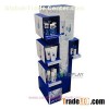Super Market Retail Paper Display Shelf For Shampoo
