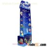Cardboard Accessories Displays Rack With Hook For Supermarket