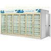 Multi Deck Dairy Glass Door Freezer Electric 50mm Thick For Kitchen