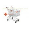 Zinc plated Cold steel Wire Grocery carts Asian design 125L