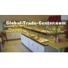 2M Sliding Door Commercial Cake Display Freezer Showcase Two Layers