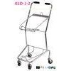 Colorful Steel Shopping Basket Trolley With PVC , PU , TPR Wheel CE GS ROSH