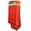 Red flooring POS Corrugated POP Displays for food, cosmetics, drug, gifts in chain store