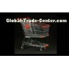 Chrome Plating Cold Wire Shopping Trolley With PVC / PU / TPR Wheel
