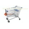 Lightweight Wire Metal Supermarket Shopping Cart For Groceries 240L