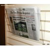 Wall-mounted Acrylic Newspaper Rack