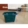 36L Shopping Basket With Wheels Grocery Hand Cart 435420550 mm