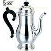 Polished Stainless Steel Coffee Pot Vintage Tea Party Tableware For Banquet / Dining Room