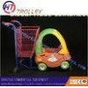 UV protective Plastic Supermarket childrens shopping trolley Powder Plated