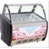 Mini Ice Cream Display Freezer / Showcase 6 Containers With Environmental Protection